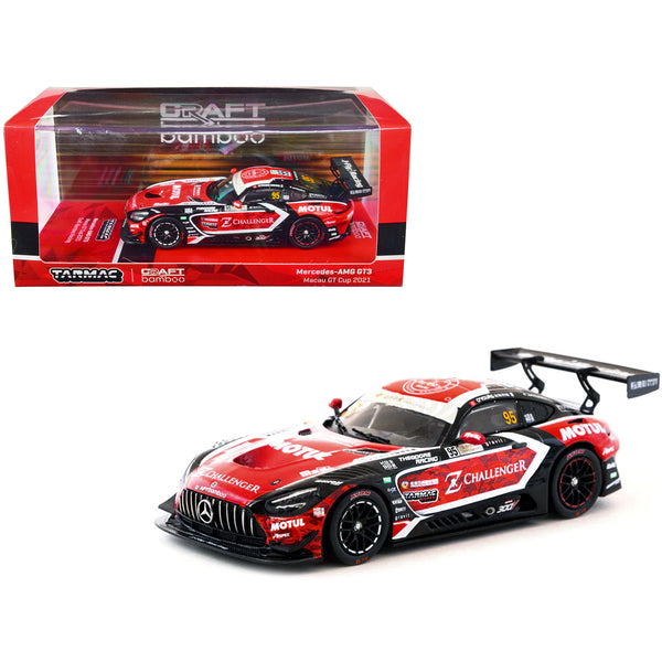 Mercedes-AMG GT3 #95 Darryl O'Young "Craft-Bamboo Racing" Winner Macau GT Cup (2021) "Hobby64" Series 1/43 Diecast Model Car by Tarmac Works