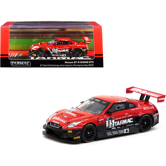 Nissan GT-R Nismo GT3 #85 Andy Ngan GT World Challenge Asia Esports Championship (2020) Limited Edition to 1488 pieces Worldwide 1/64 Diecast Model Car by Tarmac Works