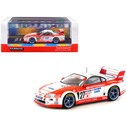 Toyota Supra GT RHD (Right Hand Drive) #27 Jeff Krosnoff - Marco Apicella - Mauro Martini 24 Hours of Le Mans (1995) "Hobby64" Series 1/64 Diecast Model Car by Tarmac Works