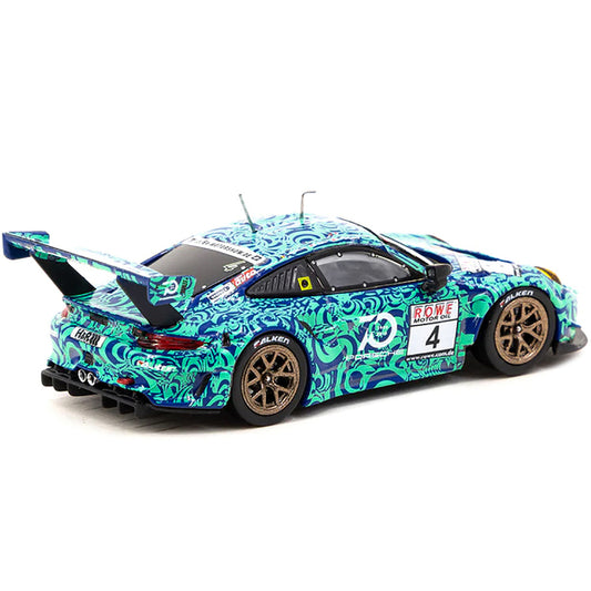 Porsche 911 GT3 R #4 VLN Endurance Racing Championship Nurburgring (2018) "Hobby64" Series 1/64 Diecast Model Car by Tarmac Works