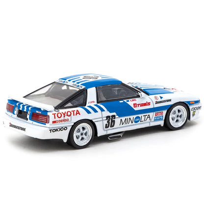 Toyota Supra RHD (Right Hand Drive) #36 Alan Jones "Minolta" Macau Guia Race (1987) "Hobby64" Series 1/64 Diecast Model Car by Tarmac Works