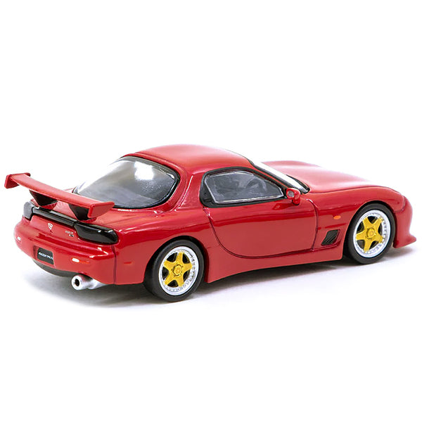 Mazda RX-7 (FD3S) Mazdaspeed A-Spec RHD (Right Hand Drive) Vintage Red "Minicar Fest Hong Kong" (2022) "Global64" Series 1/64 Diecast Model Car by Tarmac Works