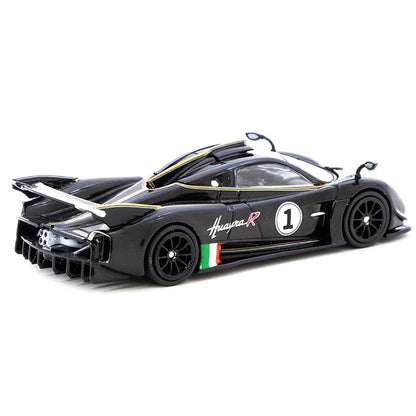 Pagani Huayra R #1 Nero Oro Black "Global64" Series 1/64 Diecast Model Car by Tarmac Works