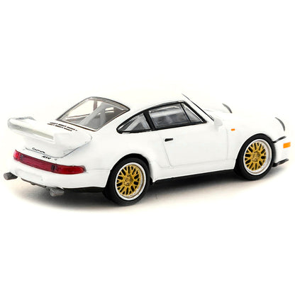 Porsche 911 RSR 3.8 White "Collab64" Series 1/64 Diecast Model Car by Schuco & Tarmac Works