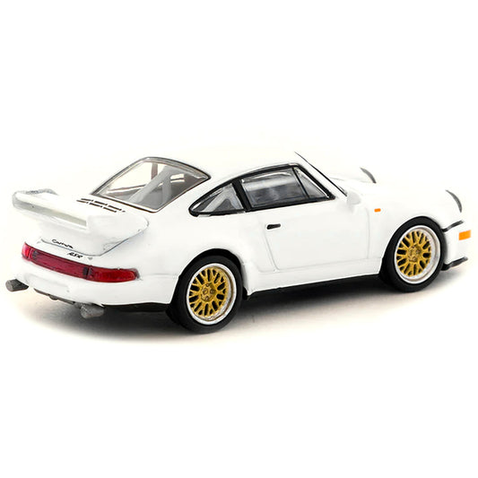 Porsche 911 RSR 3.8 White "Collab64" Series 1/64 Diecast Model Car by Schuco & Tarmac Works