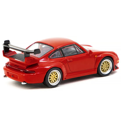 Porsche 911 GT2 Red with Red Interior "Collab64" Series 1/64 Diecast Model Car by Schuco & Tarmac Works