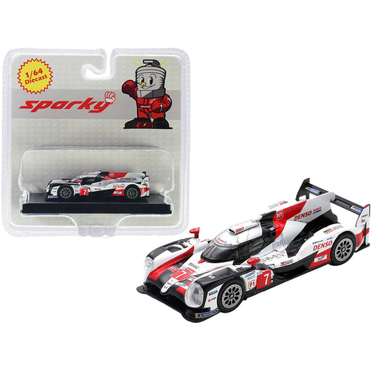 Toyota TS050 Hybrid #7 Toyota Gazoo Racing 2nd 24 Hours of Le Mans (2019) 1/64 Diecast Model Car by Sparky