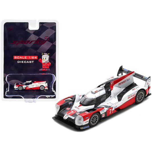 Toyota TS050 Hybrid #7 Mike Conway - Kamui Kobayashi - Jose Maria Lopez Toyota Gazoo Racing 3rd Place 24 Hours of Le Mans (2020) 1/64 Diecast Model Car by Sparky