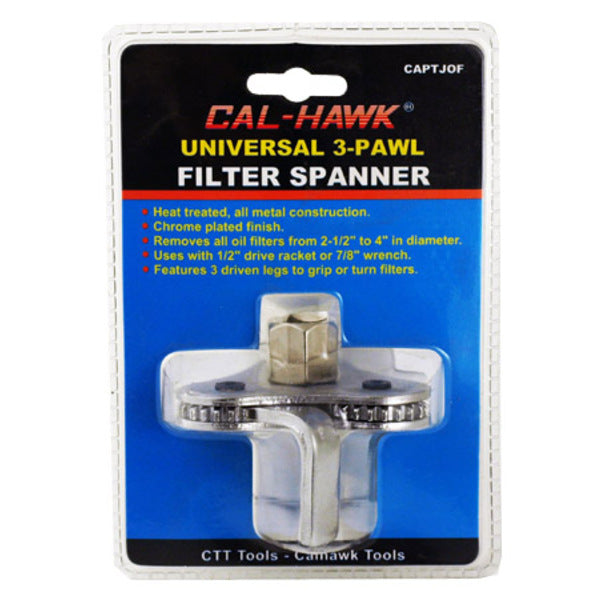 Universal 3-Pawl Filter Spanner