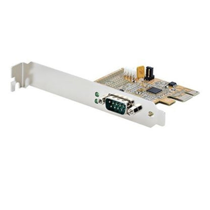 StarTech.com PCI Express Serial Card, PCIe to RS232 (DB9) Serial Interface Card, 16C1050 UART, COM Retention, Low Profile, Windows &amp; Linux