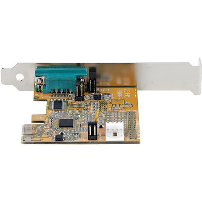 StarTech.com PCI Express Serial Card, PCIe to RS232 (DB9) Serial Interface Card, 16C1050 UART, COM Retention, Low Profile, Windows &amp; Linux