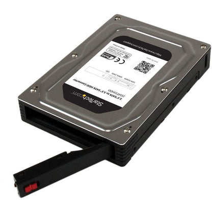 StarTech.com 2.5" to 3.5" SATA Aluminum Hard Drive Adapter Enclosure with SSD / HDD Height up to 12.5mm