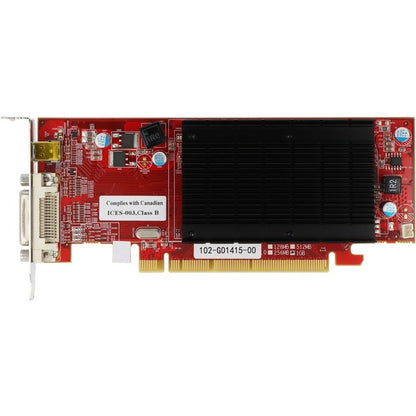 VisionTek Radeon 6350 SFF 1GB DDR3 3M DMS59 (2x DVI-I, miniDP) w/ 2x DVI-I to VGA Adapter