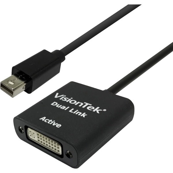 VisionTek Mini DisplayPort to DVI-D Dual Link Adapter (M/F)