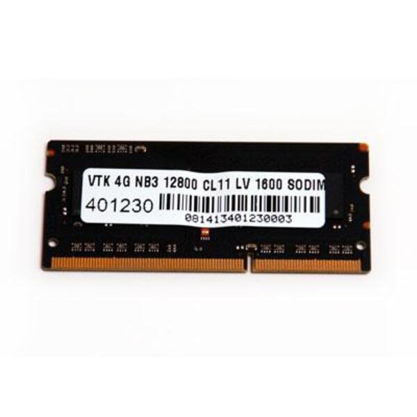 VisionTek 4GB DDR3L Low Voltage 1600 MHz (PC3-12800) CL11 SODIMM - Notebook