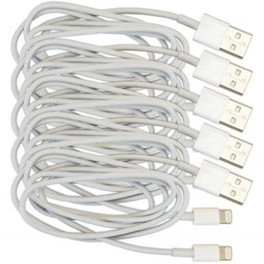 VisionTek Lightning to USB 1 Meter Cable White 5-Pack (M/M)