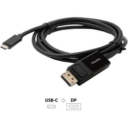 VisionTek USB-C to DisplayPort 1.4 2M Cable M/M