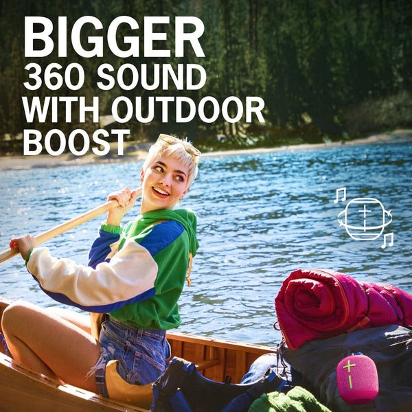 Ultimate Ears WONDERBOOM 3 Portable Bluetooth Speaker System - Black