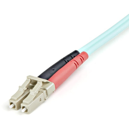 StarTech.com 1m Fiber Optic Cable - 10 Gb Aqua - Multimode Duplex 50/125 - LSZH - LC/LC - OM3 - LC to LC Fiber Patch Cable