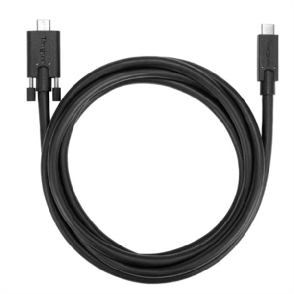 Targus 1.8 Meter USB-C Male to USB-C Male Screw-In Cable 10Gb