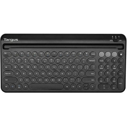 Targus Multi-Device Bluetooth Antimicrobial Keyboard With Tablet/Phone Cradle