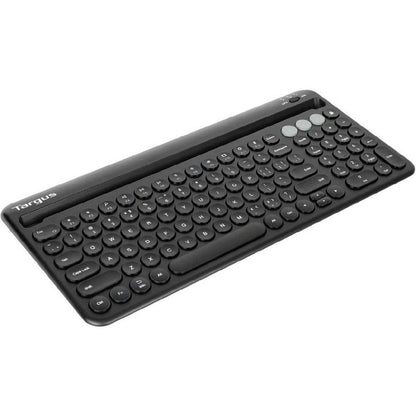 Targus Multi-Device Bluetooth Antimicrobial Keyboard With Tablet/Phone Cradle