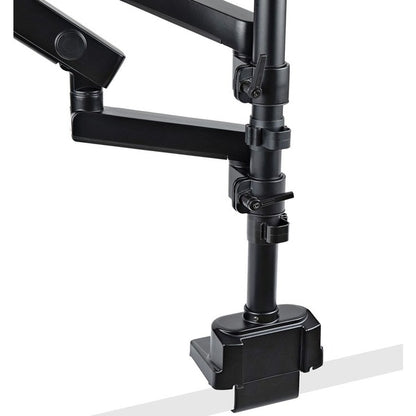 StarTech.com Desk Mount Dual Monitor Arm, Height Adjustable Full Motion Monitor Mount for 2x VESA Displays up to 32"/17lb, Stackable Arms