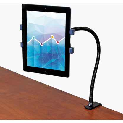 StarTech.com Gooseneck Tablet Holder - For Most 7" to 11" Tablets - Adjustable clamp fits tablet width or length of 6.5" to 7.8" (166 to 200 mm) - Flexible arm tablet mount bends 360 degrees in any direction - Tilts / Turns / Rotates - Mounts to surfac...