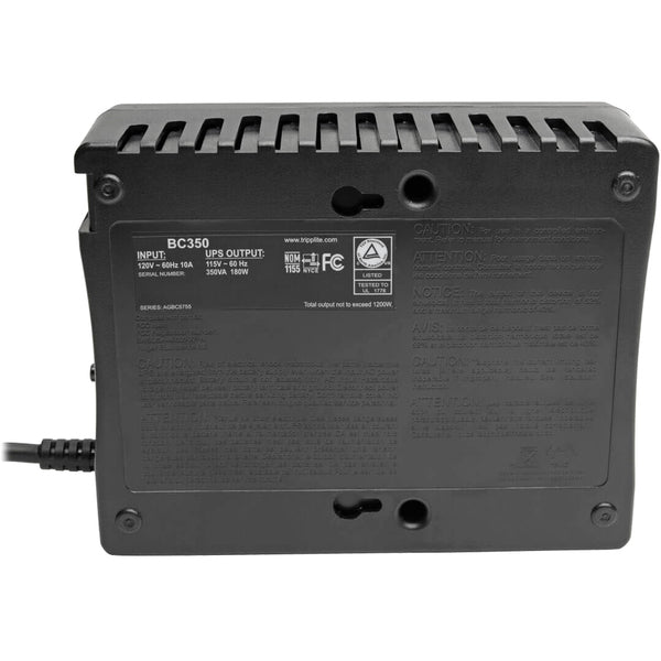 Tripp Lite UPS 350VA 210W Desktop Wall Mount PC / MAC Battery Back Up Compact 50/60Hz 120V 6 Outlets 5-15P