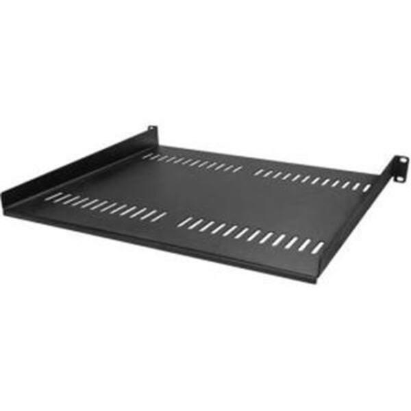 StarTech.com 1U Vented Server Rack Cabinet Shelf - Fixed 16" Deep Cantilever Rackmount Tray for 19" Data/AV/Network Enclosure w/Cage Nuts