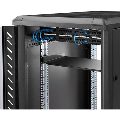 StarTech.com 1U Server Rack Cabinet Shelf - Fixed 10" Deep Cantilever Rackmount Tray for 19" Data/AV/Network Enclosure w/cage nuts, screws