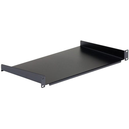 StarTech.com 1U Server Rack Cabinet Shelf - Fixed 10" Deep Cantilever Rackmount Tray for 19" Data/AV/Network Enclosure w/cage nuts, screws