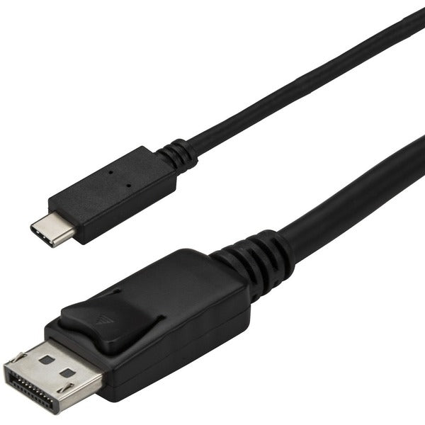 StarTech.com 9.8ft/3m USB C to DisplayPort 1.2 Cable 4K 60Hz - USB Type-C to DP Video Adapter Monitor Cable HBR2 - TB3 Compatible - Black