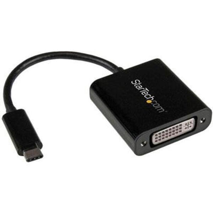 StarTech.com USB C to DVI Adapter - Thunderbolt 3 Compatible - 1920x1200 - USB-C to DVI Adapter for USB-C devices such as your 2018 iPad Pro - DVI-I Converter