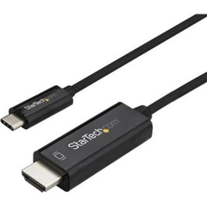 StarTech.com 6ft (2m) USB C to HDMI Cable - 4K 60Hz USB Type C DP Alt Mode to HDMI 2.0 Video Display Adapter Cable - Works w/Thunderbolt 3