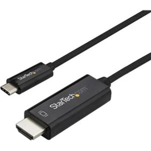 StarTech.com 10ft (3m) USB C to HDMI Cable - 4K 60Hz USB Type C DP Alt Mode to HDMI 2.0 Video Display Adapter Cable -Works w/Thunderbolt 3