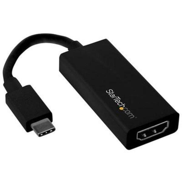 StarTech.com - USB-C to HDMI Adapter - 4K 30Hz - Black - USB Type-C to HDMI Adapter - USB 3.1 - Thunderbolt 3 Compatible