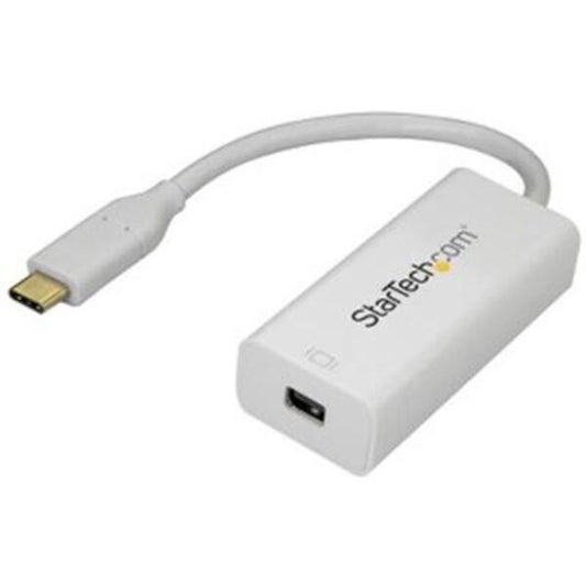 StarTech.com StarTech.com - USB-C to Mini DisplayPort Adapter - 4K 60Hz - White - USB Type-C to Mini DP Adapter - Thunderbolt 3 Compatible