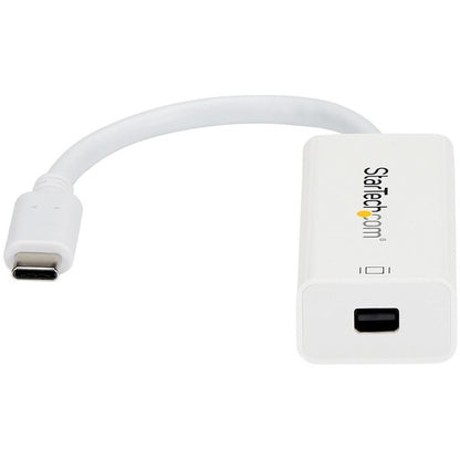 StarTech.com StarTech.com - USB-C to Mini DisplayPort Adapter - 4K 60Hz - White - USB Type-C to Mini DP Adapter - Thunderbolt 3 Compatible