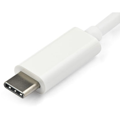 StarTech.com USB-C to VGA Adapter - White - Thunderbolt 3 Compatible - USB C Adapter - USB Type C to VGA Dongle Converter