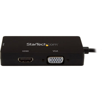 StarTech.com USB-C Multiport Video Adapter - 3-in-1 USB Type-C Video Adapter - USB-C to VGA, DVI, HDMI - 4K 30 Hz - CDPVGDVHDBP