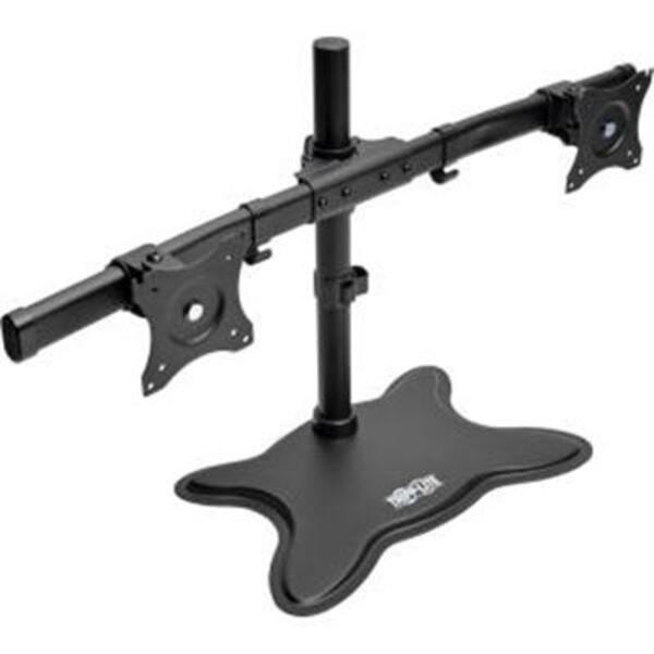 Tripp Lite Dual-Monitor TV Desktop Display Mount Stand Full Motion 13"- 27"