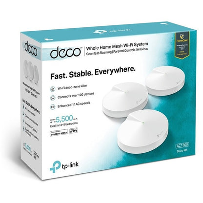 TP-Link Deco M5 (3-pack) - Dual Band IEEE 802.11ac 1.27 Gbit/s Wireless Access Point