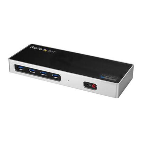 StarTech.com USB-C / USB 3.0 Docking Station - Compatible with Windows / macOS - Supports 4K Ultra HD Dual Monitors - USB-C - Six USB Type-A Ports - DK30A2DH