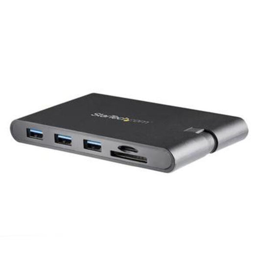 StarTech.com USB C Multiport Adapter - USB Type-C Mini Dock with HDMI 4K or VGA Video - 100W PD Passthrough, 3x USB 3.0, GbE, SD &amp; MicroSD