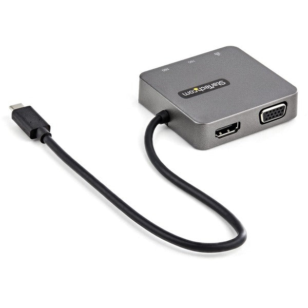 StarTech.com USB-C Multiport Adapter - USB 3.1 Gen 2 Type-C Mini Dock - USB-C to 4K HDMI or 1080p VGA - 10Gbps USB-A &amp; USB-C, Ethernet