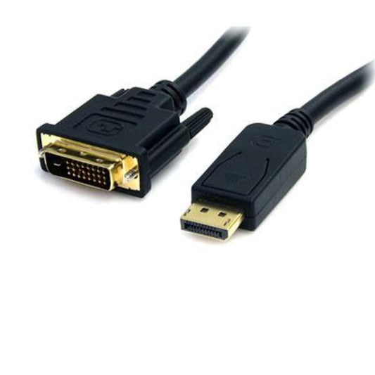 StarTech.com 6ft (1.8m) DisplayPort to DVI Cable, 1080p Video, DisplayPort to DVI-D Adapter/Converter Cable, DP 1.2 to DVI Monitor Cable