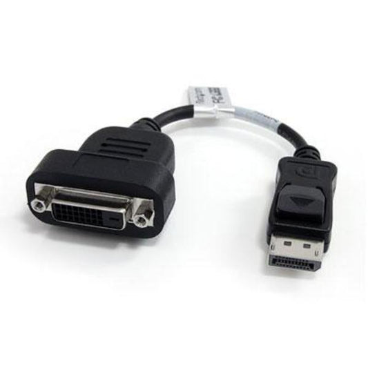 StarTech.com DisplayPort to DVI Adapter, Active DisplayPort to DVI-D Adapter Converter 1080p, DP 1.2 to DVI Adapter, Latching DP Connector