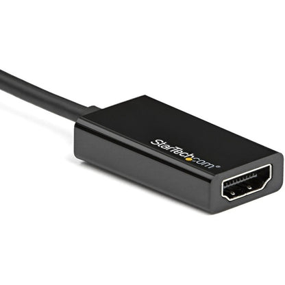 StarTech.com DisplayPort to HDMI Adapter, 4K 60Hz Active DP 1.4 to HDMI 2.0 Video Converter for Monitor/Display, Latching DP Connector