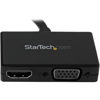 StarTech.com Travel A/V Adapter: 2-in-1 DisplayPort to HDMI or VGA